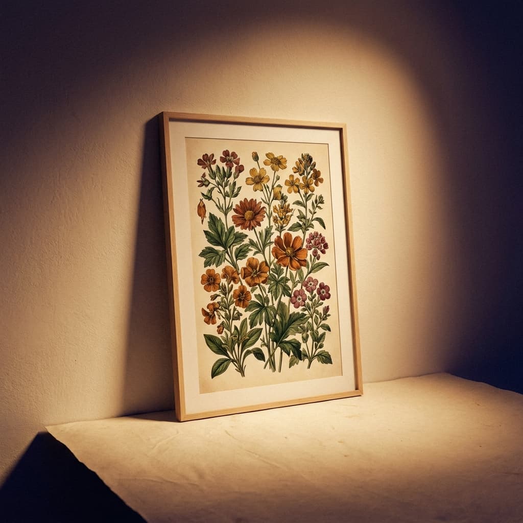 Kunstdruck Botanica